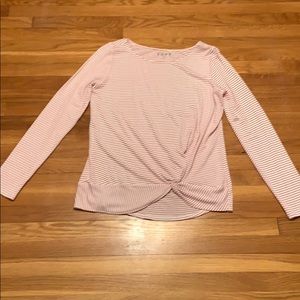 Loft Lightweight Knotted Front Top